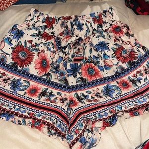 Floral Print Shorts
